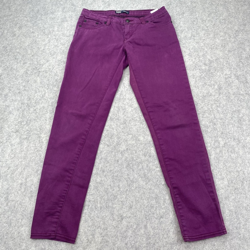 Levis Leggings Girls 12 (26x26) Purple Denim Jegging Skinny Stretch Pants